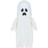 LEGO Minifigurine fantôme qui brille dans le noir (gen043) – neuve