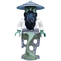 LEGO Minifigur Meister Yang, avec barbe et chapeau – Ninjago (njo0254) – neuf