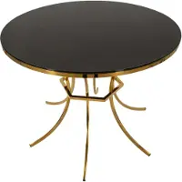 Dmora Dasozama - Table Fixe, 100x100x80h cm Transparent, 2 Places
