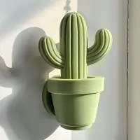 Decords Décoration murale en forme de cactus, imprimée en 3D – Dimensions : 10 cm