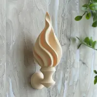 Decords Décoration murale en forme de torche, imprimée en 3D – Dimensions : 33 cm