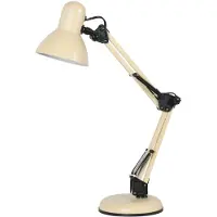 Steinhauer Lampe de bureau couleur sable Study réglable - 1x E27
