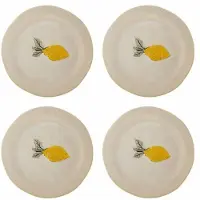 Bloomingville J'avais un ensemble de 4 assiettes jaunes.