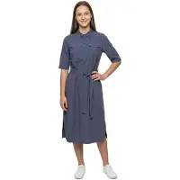 Hannah Liby Short Sleeve Dress Bleu 38 Femme