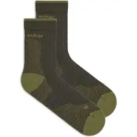 Icebreaker Hike+ Ultralight Quarter Socks Vert EU 42-44 Homme