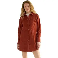 Wrangler Cord Dress Rouge XS / 00 Femme