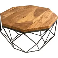 Invicta Table basse 70 cm en bois, design moderne pour le salon - ACHETER MAINTENANT