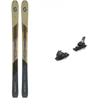 SCOTT - Packs (skis + fix) - Skis freeride - Pack Pure Mission 98Ti 2025 en Bois - Beige