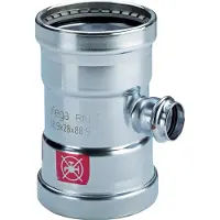 Viega GmbH & Co.KG Té Prestabo XL acier galv. m SC-Contur 76,1x54x76,1mm