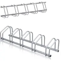 TolleTour Béquille pour vélo arrière Béquille multiple 5 vélos Argent en différentes tailles