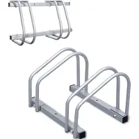 TolleTour Béquille pour vélo arrière Béquille multiple 2 vélos Argent en différentes tailles