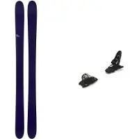 Candide Skis - Packs (skis + fix) - Skis polyvalent freeride - Pack Resort 101 2026 en Bois - Navy