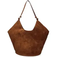 Gave Lux Sac bandoulière pour femmes de la marque , en suède et en cuir, fabriqué en Italie