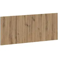 Syfax Tête de lit fixée au mur, en bois stratifié chêne "Artisan"