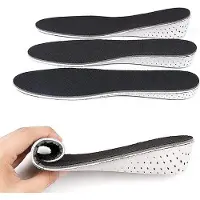 OEM Semelles compensées hautes pour femmes et hommes avec mousse à mémoire de forme - 3,3 cm - Semelles compensées confortables avec bout rond