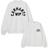 Carhartt WIP Sweat-shirt gris chiné / noir