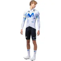 Gobik Teams Hyder Movistar Team 2026 Long Sleeve Jersey Blanc XL Homme