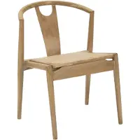 Mauro Ferretti Ensemble De 2 Chaises Japonaises -B- 56X53X76 Cm En Frêne Et Rotin Tressé, Couleur Marron - Style Bohème Chic Oriental