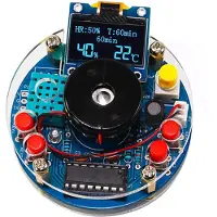Tlily Kit de circuit imprimé d'affichage OLED pour humidificateur USB à faire soi-même