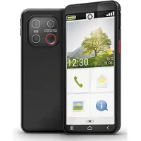 Emporia ME7m 4G sw (128 Go, Noir, 5.45", SIM simple, 4G), Téléphone portable, Noir
