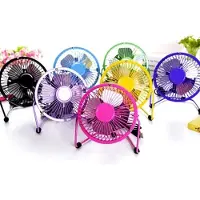 Generique Mini ventilateur électrique en fer forgé de 4 pouces ventilateur USB silencieux Portable
