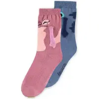 Difuzed Unisexe, Chaussettes, Lily & Stitch - Let's Hold Hands Novelty Chaussettes (1 paquet) - 35/38, Multicolore, (Une unité par pack, 35 - 38)