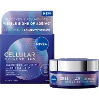 Nivea - Crème de nuit « Age Rewind » à l'épigénétique cellulaire - 50 ml (50 ml, Crème de nuit)