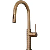 EsseBagno Architek mitigeur évier douchette extractible cuivre brossé