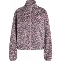 Adidas Veste en polaire fonctionnelle mauve / noir