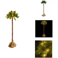 vidaXL Sapin de Noël avec LED 210 cm - Sapins de Noël