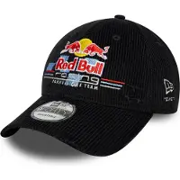 New Era Distressed Cord 9forty Red Bull F1 Cap Noir
