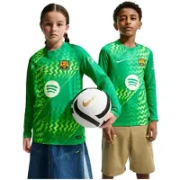 Nike Garçons, T-shirt de sport, Maillot enfant FC Barcelone Stadium Goalkeeper 2026/27 vert II3610 324 S (S), Vert, S