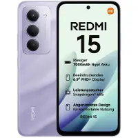 Xiaomi Redmi 15 (256 Go, Sandy Purple, Violet, 6.50", 4G), Téléphone portable, Violet