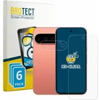 BROTECT Protection Clair (6 pcs, Google Pixel 11 Pro), Téléphone portable : film de protection, Transparent