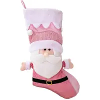 MaxPower Bas de Noël pour enfant, sac de bonbons, ornement d'arbre de Noël, Père Noël