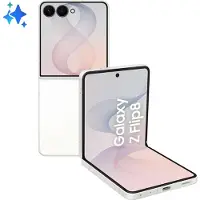 Samsung Galaxy Z Flip8, écran de 17,5 cm (6,9 pouces), résolution 2520 x 1080 pixels, 12 Go de mémoire, 512 Go de stockage, appareil photo de 50 MP, couleur crème