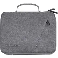 Wozinsky Sacoche pour ordinateur portable WTNP-11G 10-11 pouces avec poignée rétractable - Gris (11"), Sac pour notebook, Argent, Gris