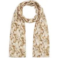 Codello Écharpe beige / beige chiné / blanc