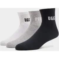 Ugg Lot de 3 paires de chaussettes Quarter - Noir, Noir