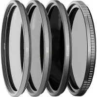 Urth Kit de filtres Essentials Pro 95 mm (UV, CPL, ND8, ND1000) (95 mm, Filtre polarisant, Filtre UV)