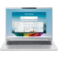 Acer Aspire 14 AI OLED 14" u7-355 16GB 512GBSSD W11H (14", 512 Go, 16 Go, DE, Intel Core Ultra 7 355), Ordinateur portable, Argent