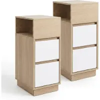 Relaxdays table de nuit (24 x 30 x 64 cm)