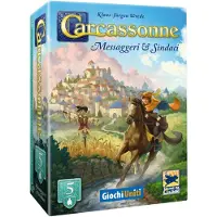 Giochi uniti Carcassonne: Espansione 5 - Messaggeri & Sindaci (Nuova Edizione) (Édition italienne) – Jeu de société – – 2-6 joueurs – 7+