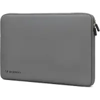 Wozinsky Housse pour ordinateur portable WNL-17G en néoprène, 17,3 pouces - Gris (17.30"), Sac pour notebook, Argent, Gris