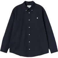 Carhartt WIP - Chemise en coton biologique - L/S Og Madison Shirt Dark Navy en Coton - Taille XL