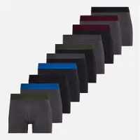 Resterods Homme Coton Dix Pack Boxer Courts Multicolour