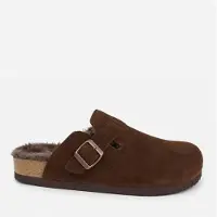 CPH Comfort Sabots bio doublés en daim - Marron foncé