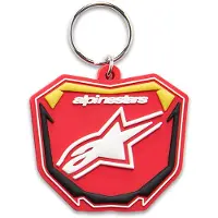 Alpinestars Porte-Clés Plate Red Yellow Black, Taille: One Size