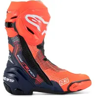 Alpinestars Bottes Supertech R Vented MM93 Replica Red Fluo Dark Blue Black