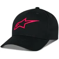 Alpinestars Casquette de baseball Ageless, noire/rouge, taille unique